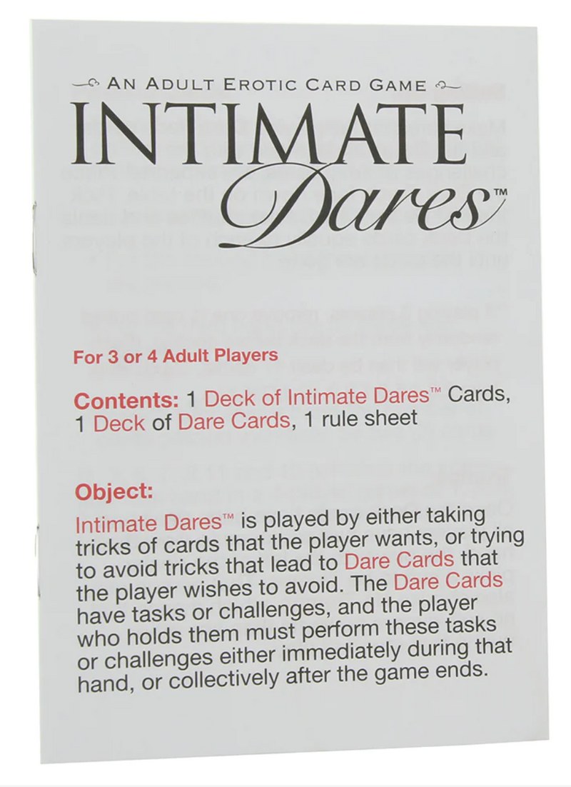 Intimate Dares Adult Erotic Game