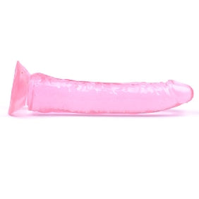 8.3'' Clear Pink Realistic Dildo with Suction Cup