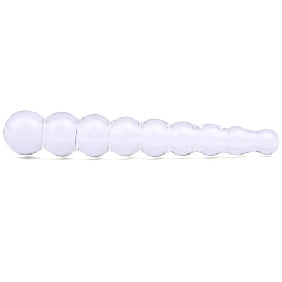 8.6'' Clear Glass Anal Beads