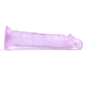 8.7'' Clear Purple Realistic Dildo with Suction Cup
