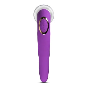 Purple 8 Speed Clitoral Sucking & Licking Vibrator with Tongue